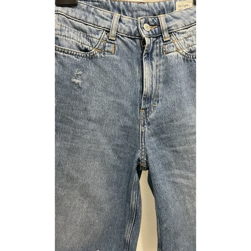 Esprit Baggy High Waist Bermuda Denim Shorts Skate Mom Jean 100% Cotton SZ 26